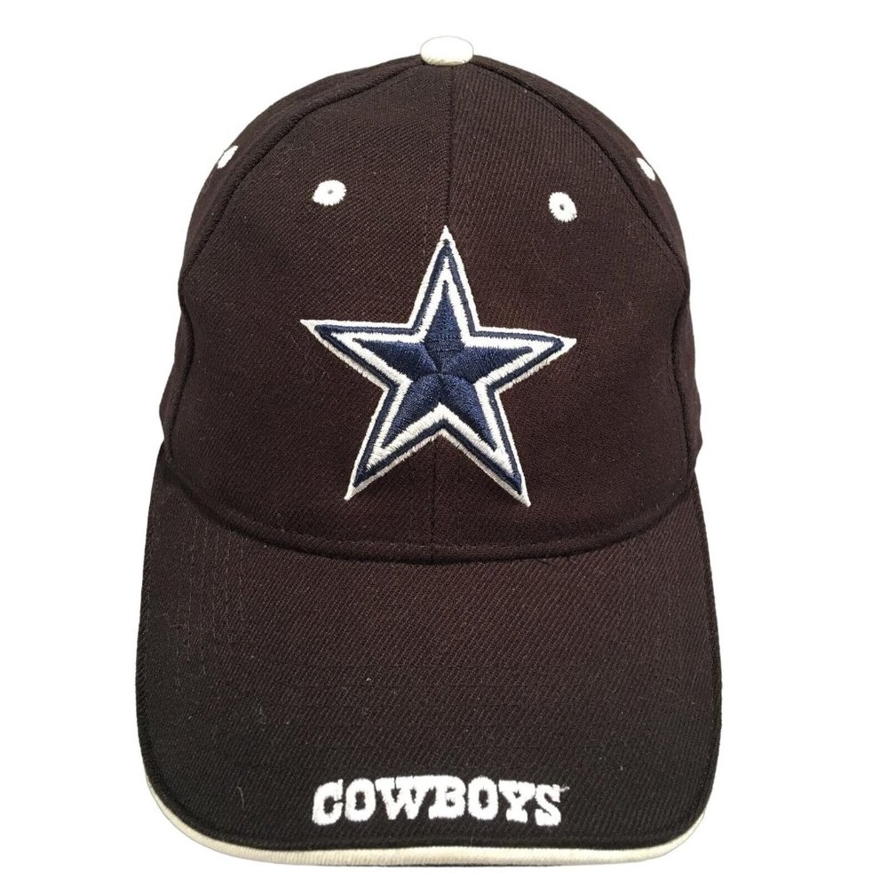 Dallas Cowboys Drew Pearson NFL Game Day Hook and Loop Adjustable Hat Cap Black